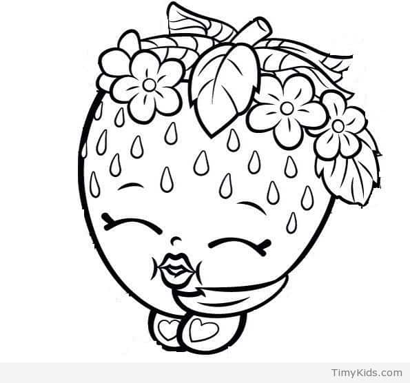 595x556 Shopkins Coloring Pages For Kids Timykids