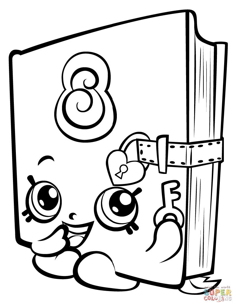 825x1068 Shopkins Coloring Pages Online Free 10