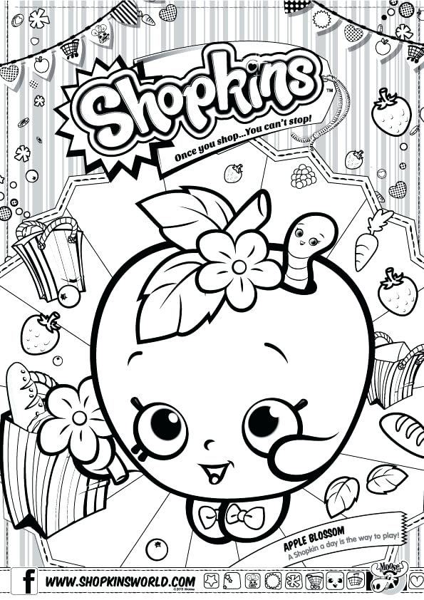 595x842 Shopkins Coloring Pages To Print Coloring Pages Season 1 Shopkins