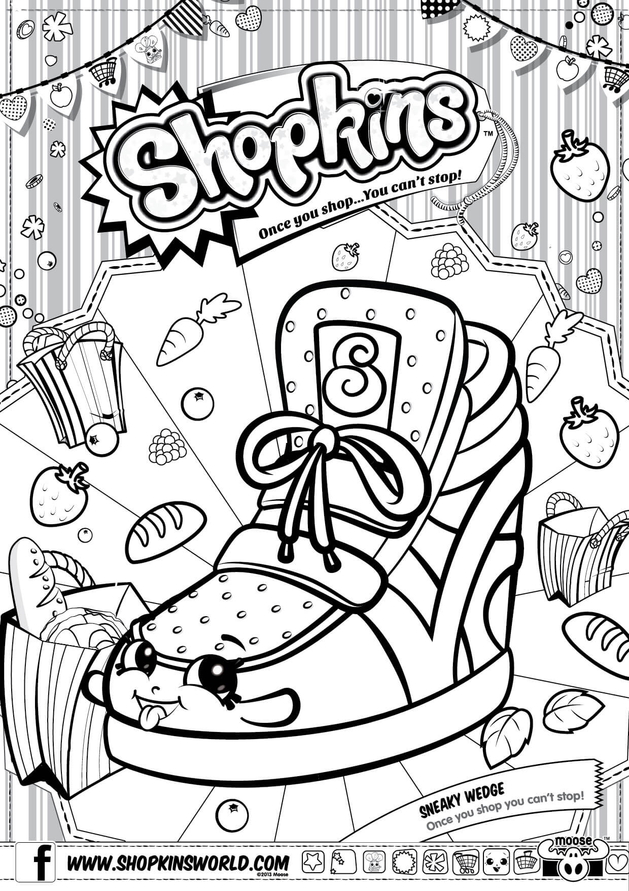1240x1754 Shopkins Coloring Pages 1