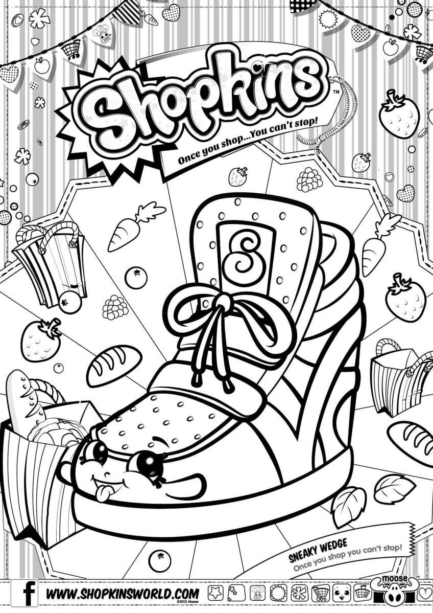 848x1199 Printable Shopkins Coloring Pages Season 4 New Made By A Princess