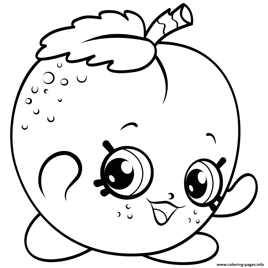 1024x1024 Apricot Shopkins Season 4 Coloring Pages Printable