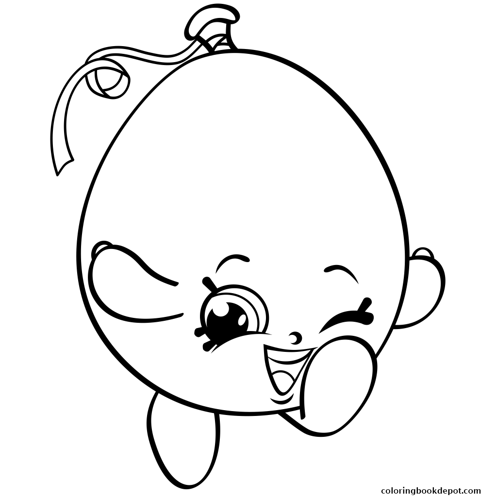 1024x1024 Happy Balloon Shopkins Season 4 Coloring Pages