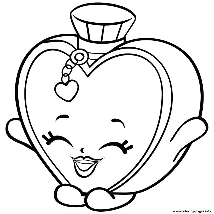 736x736 Shopkins Coloring Pages Colour Color Page Strawberry Kiss World