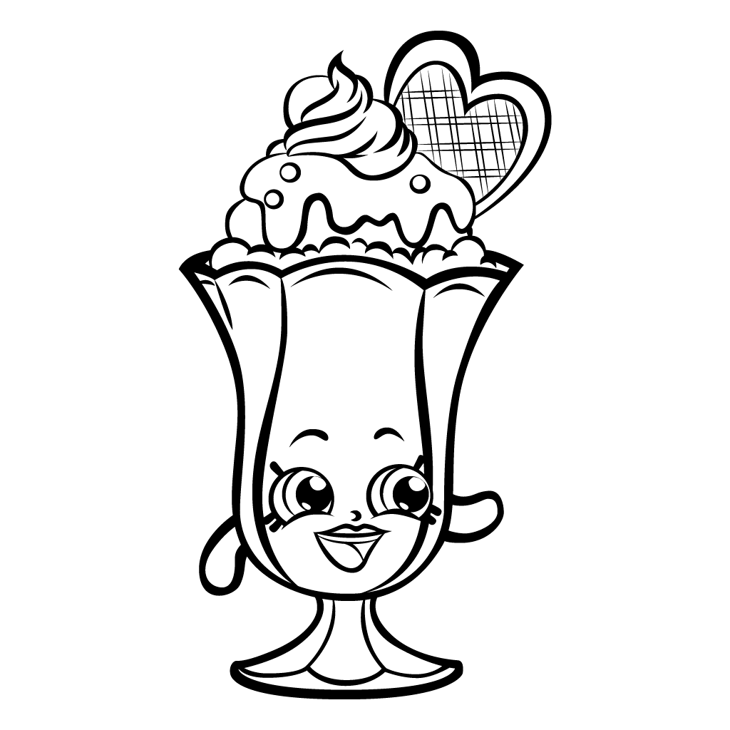 1024x1024 Shopkins Brenda Brooch Coloring Page