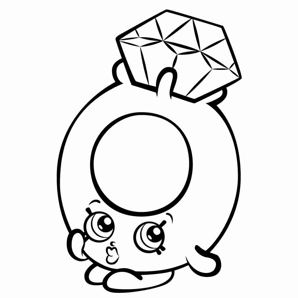 1024x1024 Shopkins Coloring Pages Free Printable Fancy Shopkins To Print