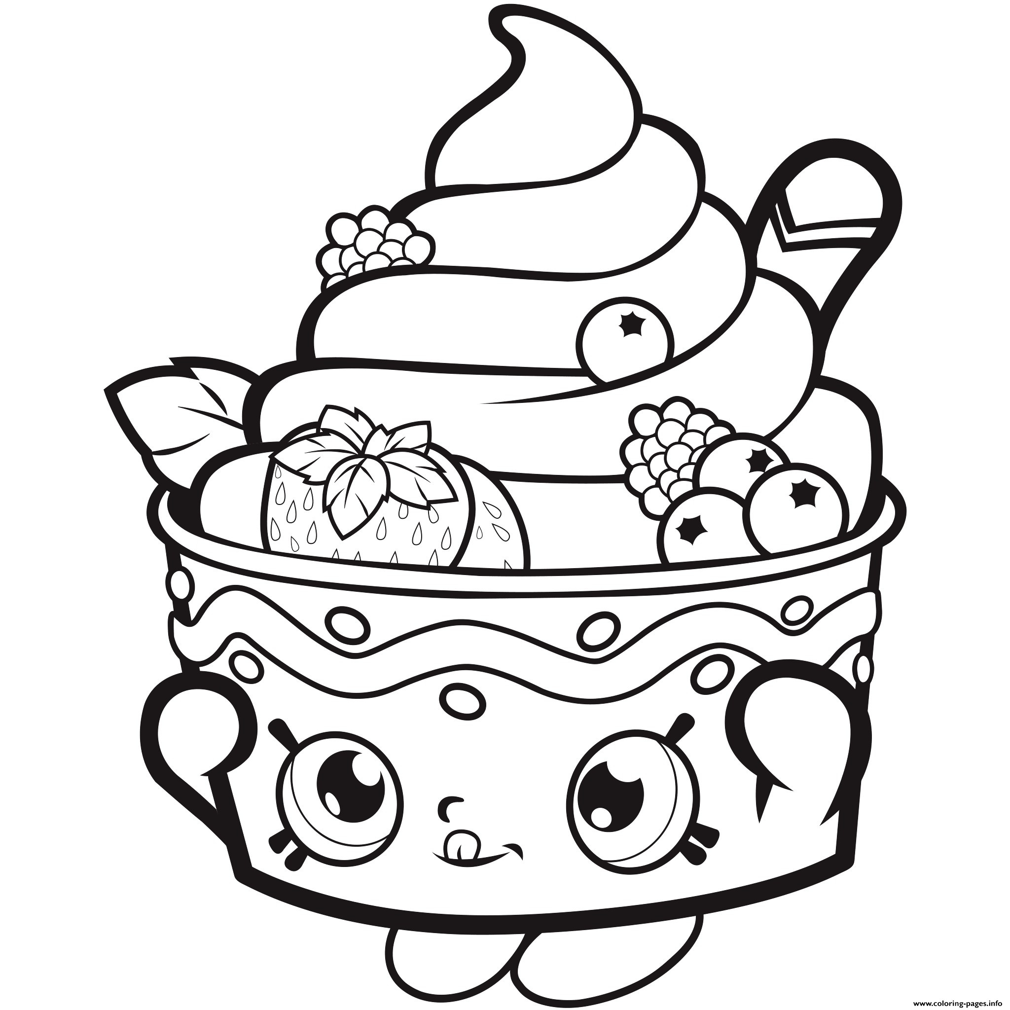 2048x2048 Coloring Pages Shopkins Free Print Cupcake Queen Parenting