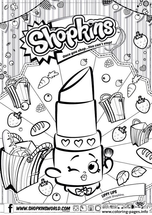 595x842 Print Shopkins Lippy Lips Coloring Pages Recipes To Cook