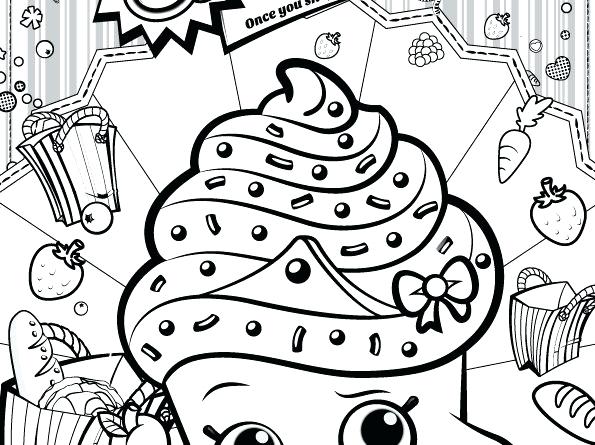 595x445 Shopkins Coloring Pages Pdf For Print Ring With Diamond Season 3