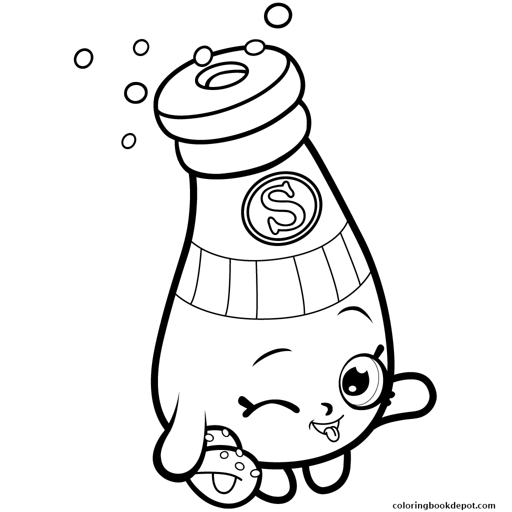 1024x1024 Pantry Sally Shakes Shopkins Season 1 Coloring Pages