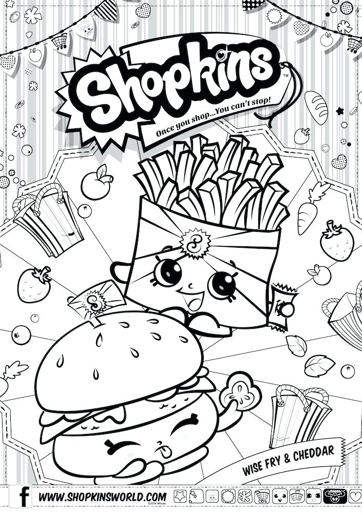 707x1000 Printable Shopkins Season 1 Coloring Pages Print And Color Flower