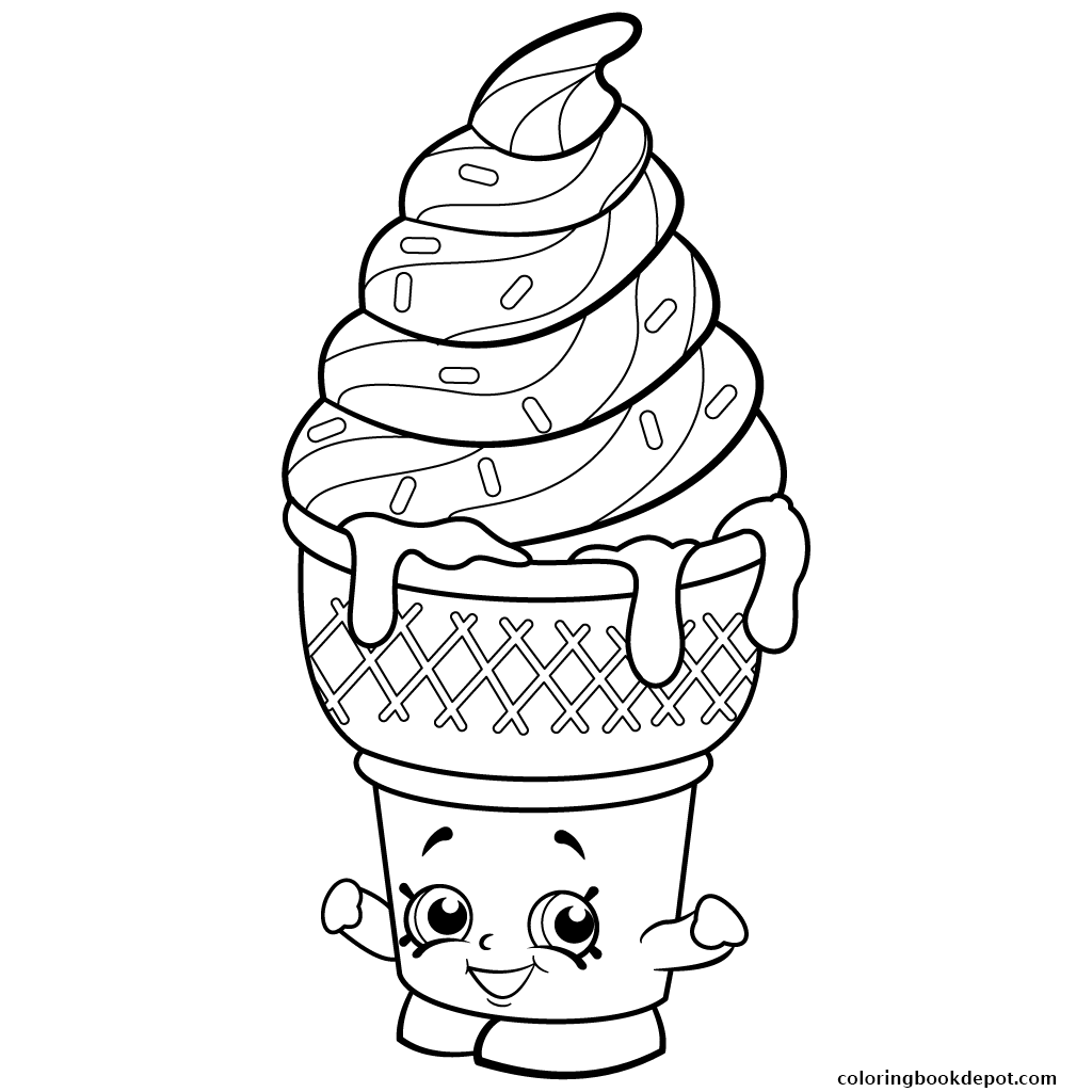 1024x1024 Sweet Ice Cream Dream Shopkins Season 2 Coloring Pages