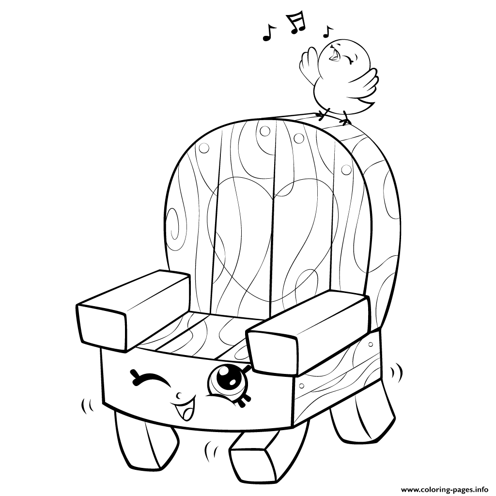 1024x1024 Garden Chair And Bird Shopkins Season 5 Coloring Pages Printable