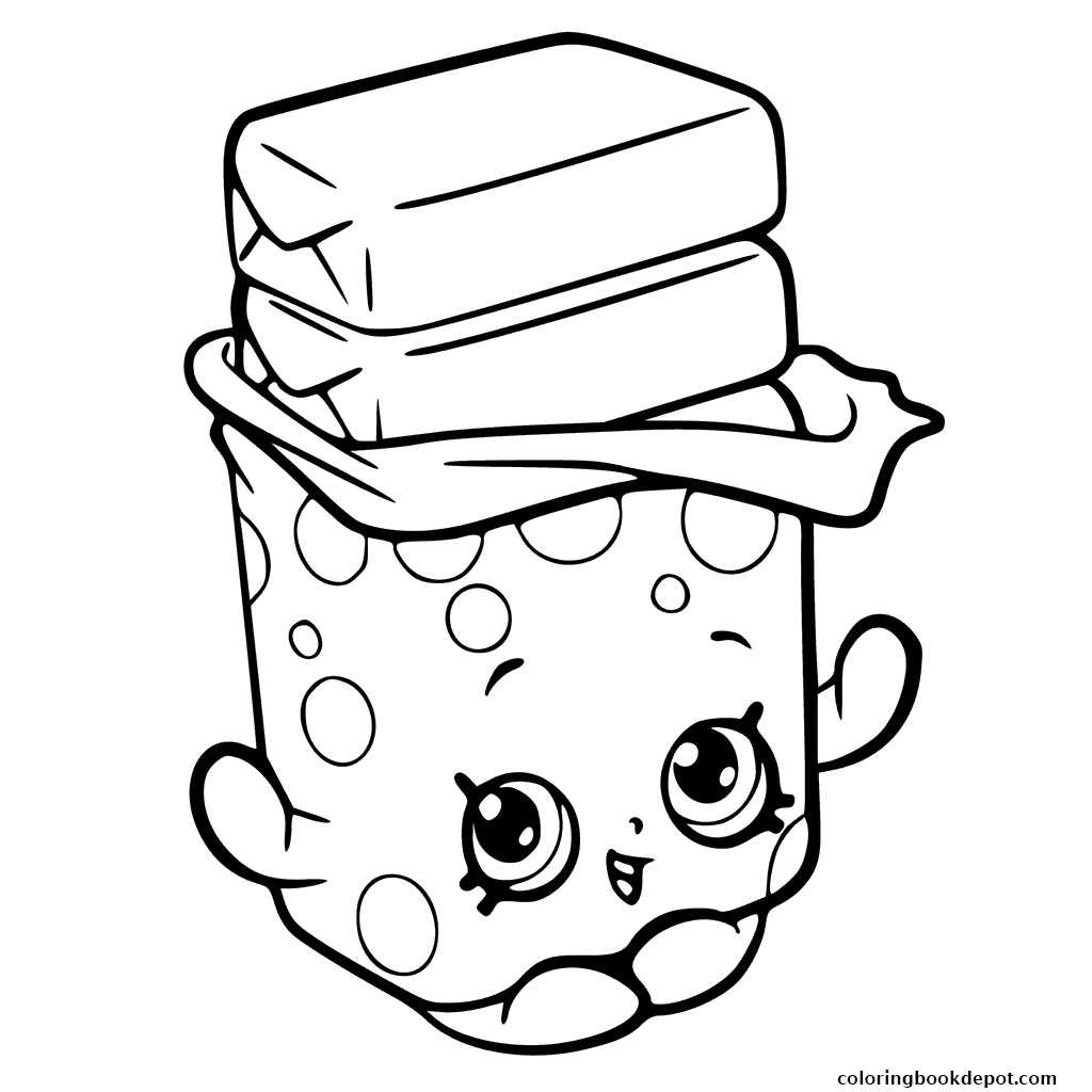 1024x1024 Bobby Bubble Gum Shopkins Season 6 Coloring Pages