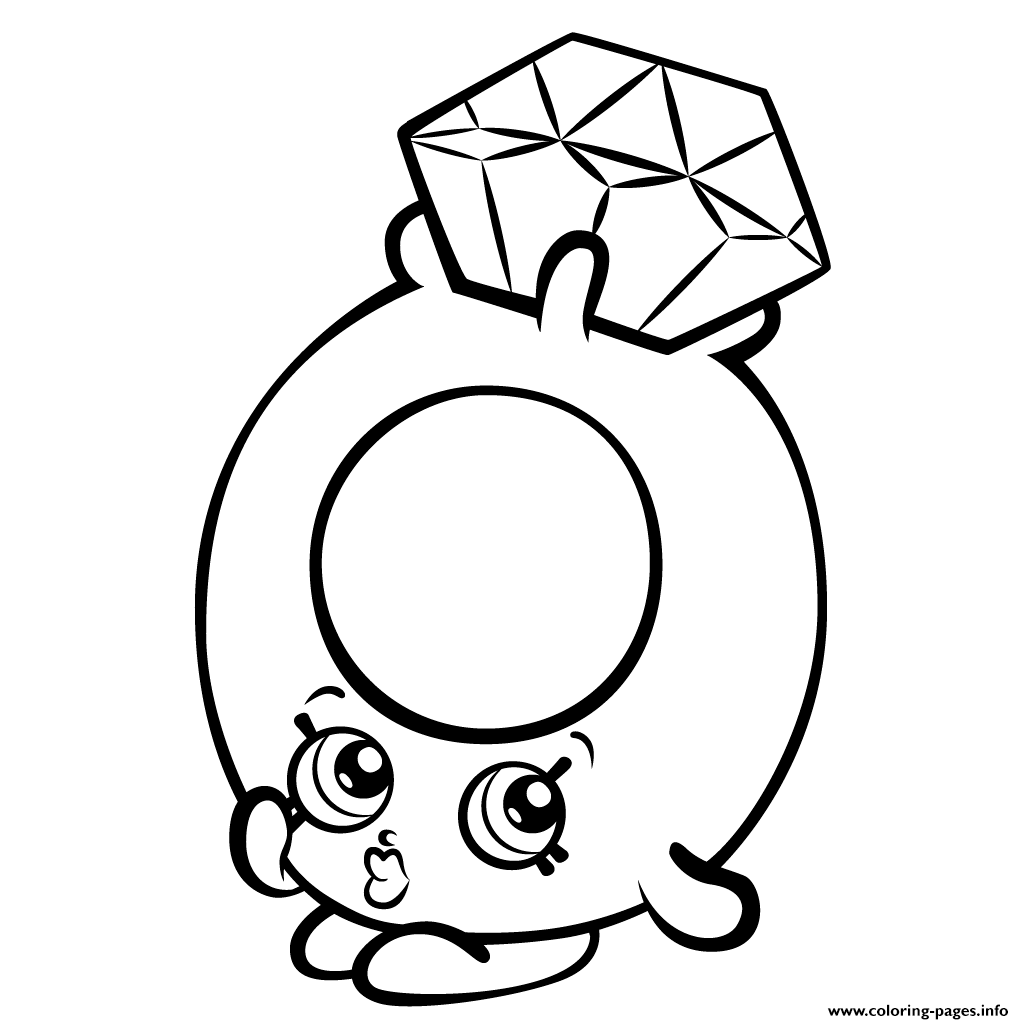 1024x1024 Print Roxy Ring With Diamond Shopkins Season 3 Coloring Pages