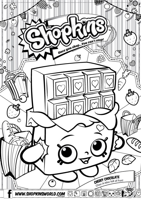 Shopkins Website Coloring Pages