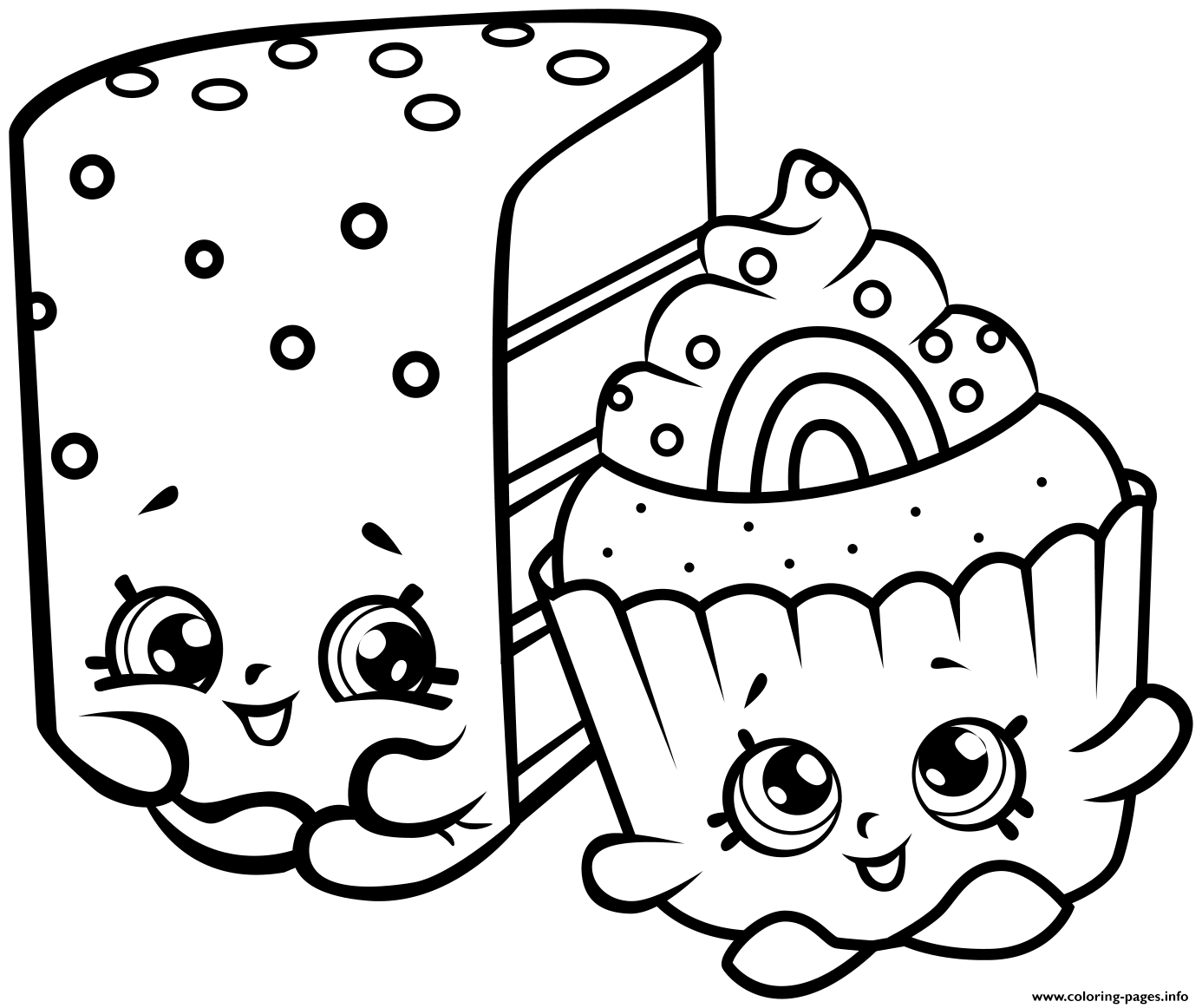 1386x1162 Print Cute Shopkins Cakes Coloring Pages Best Of Cake