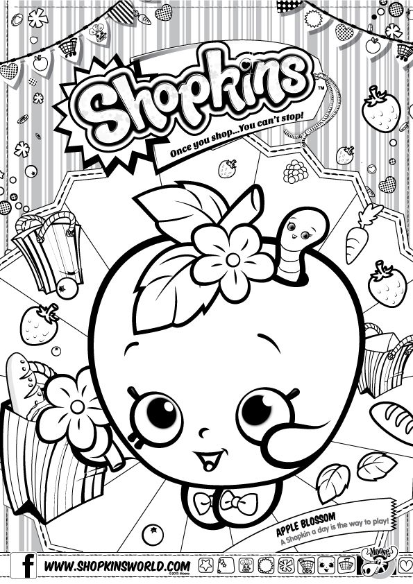 Shopkins Wishes Coloring Pages