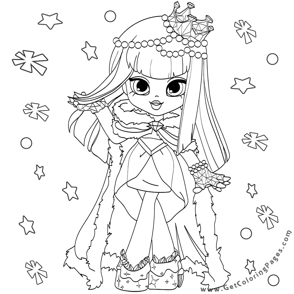 Shoppie Dolls Coloring Pages