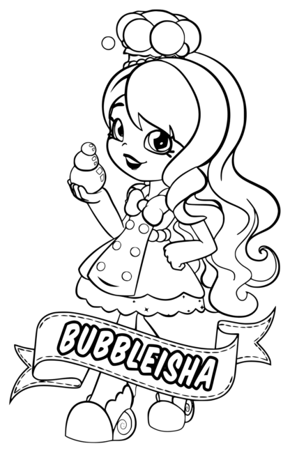 416x650 Shopkins Dolls Coloring Pages
