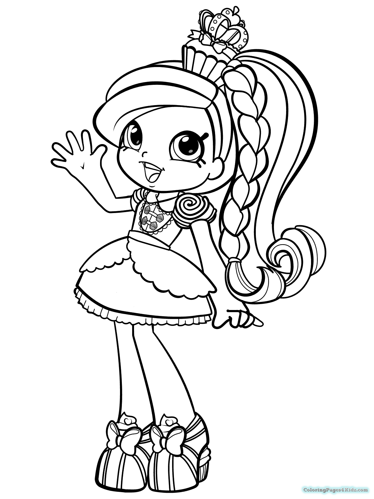 1200x1600 Shopkins Shoppies Coloring Pages Ballet Coloring Pages For Kids