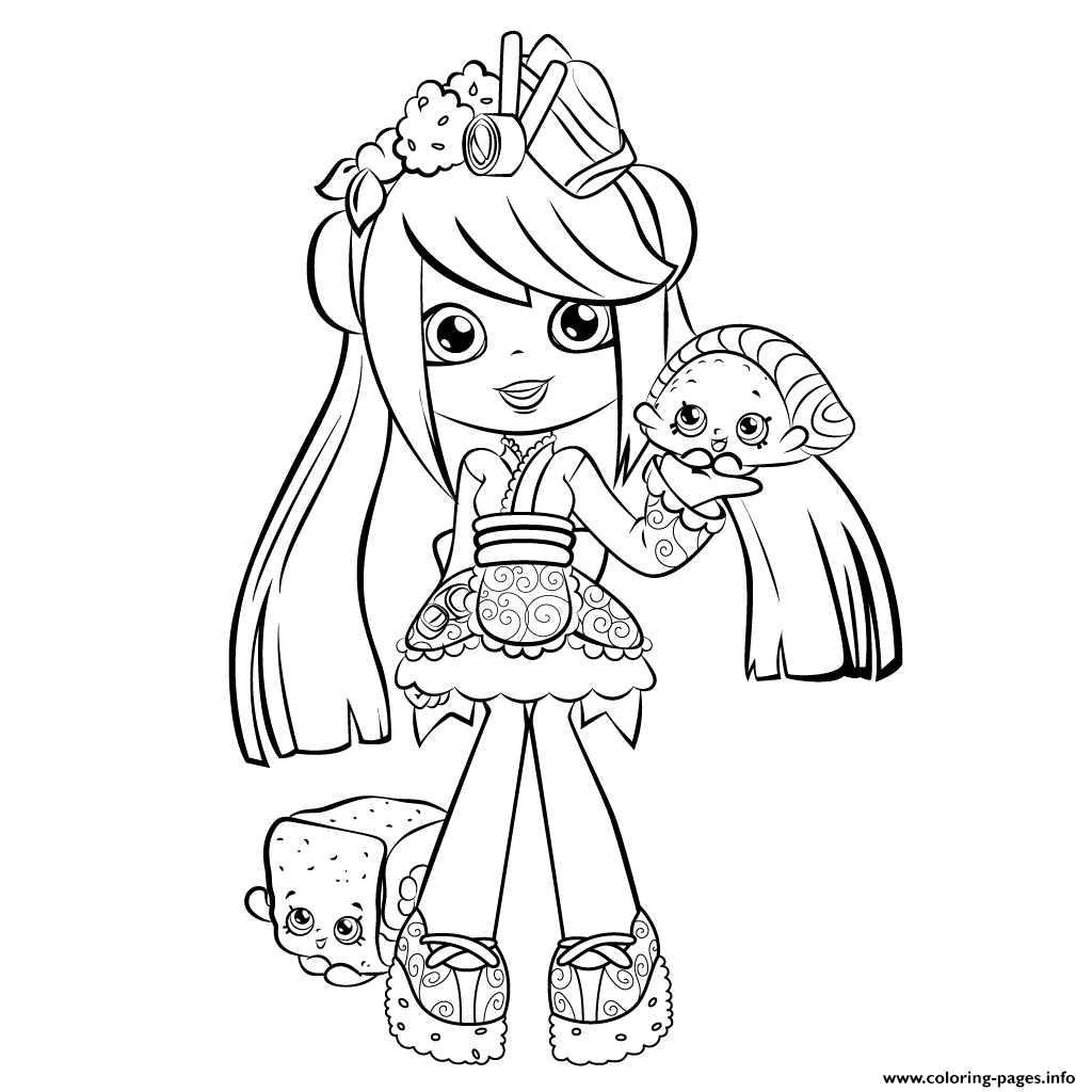 1024x1024 Shopkins Shoppies Coloring Pages Bath Download
