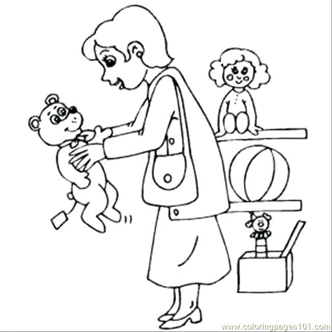 650x650 Shopping Coloring Pages Toy Shopping Coloring Page Shopping Cart