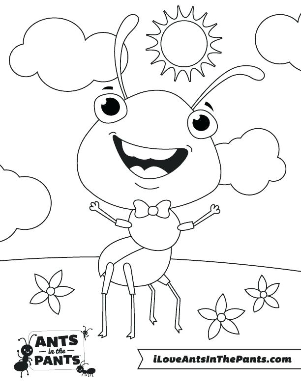 612x792 Coloring Pants