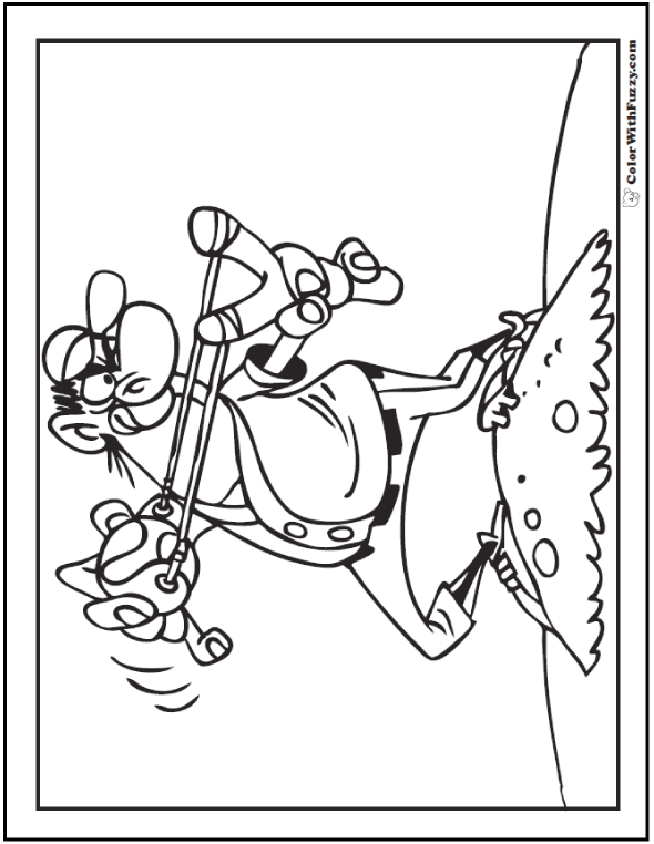 Shot Coloring Pages