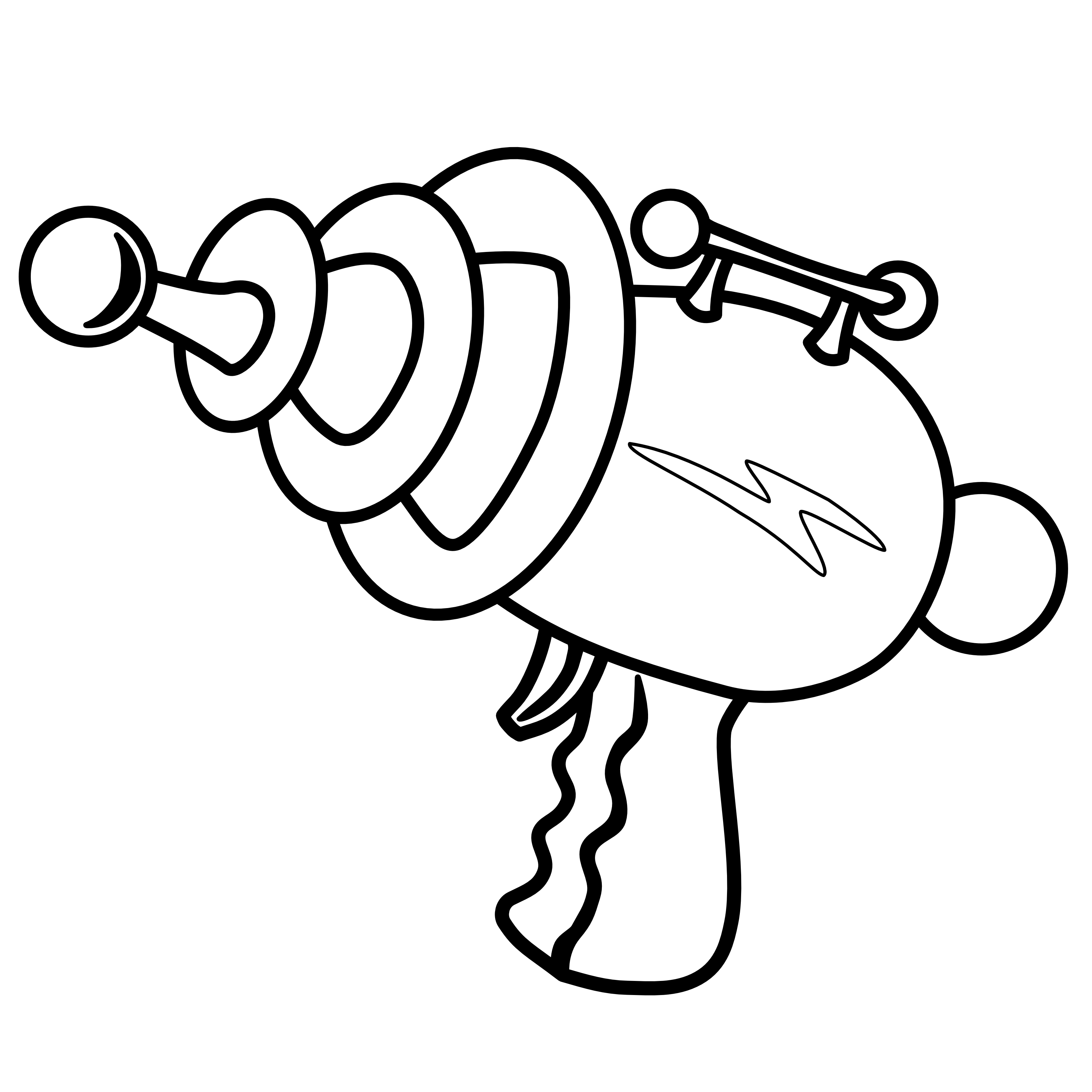 3333x3333 Free Gun Coloring Pages Print Kids Safety Sheets Printables