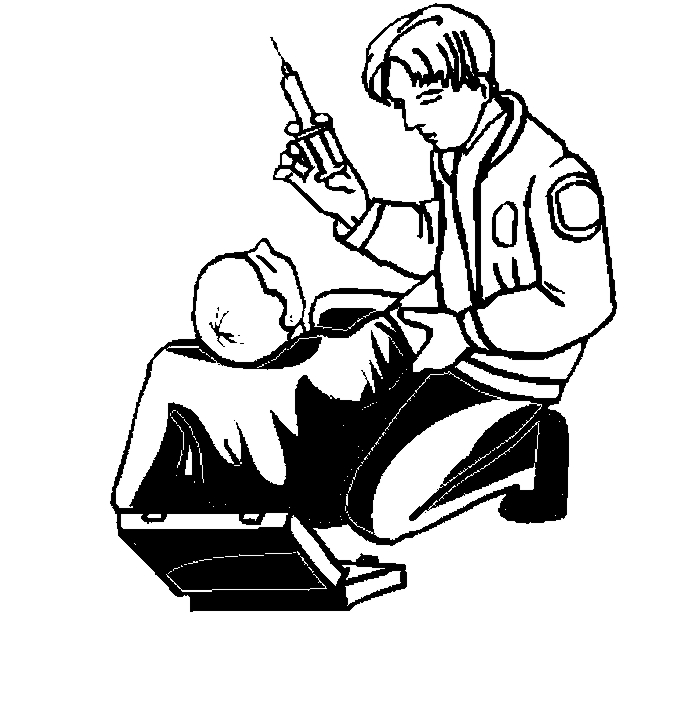 675x719 Paramedic Giving Shot Coloring Page