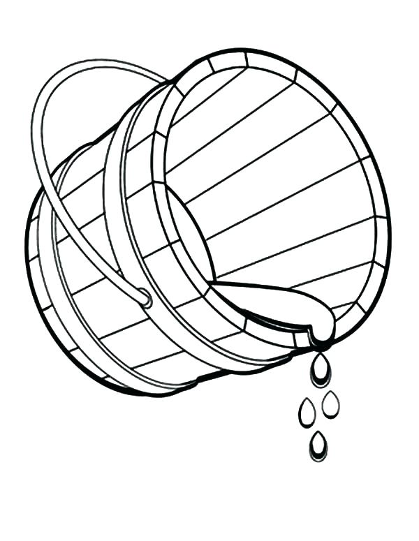 600x775 Water Coloring Page Picture Shovel And Bucket Coloring Pages Best