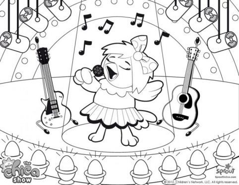 Show Coloring Pages