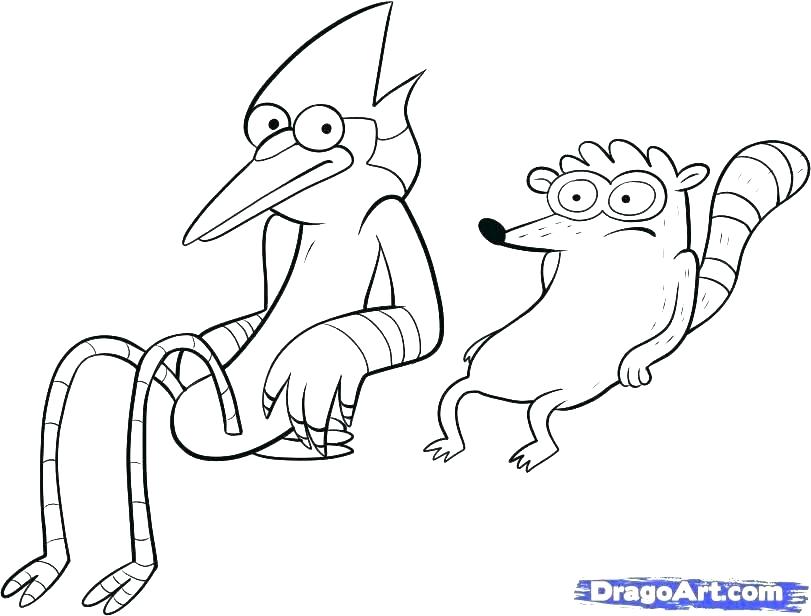 811x616 Regular Show Coloring Pages Regular Show The Movie Coloring Pages