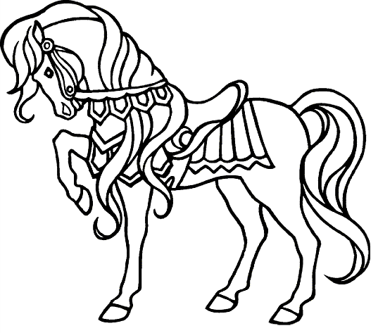 537x473 Horse Show Coloring Page Amp Coloring Book
