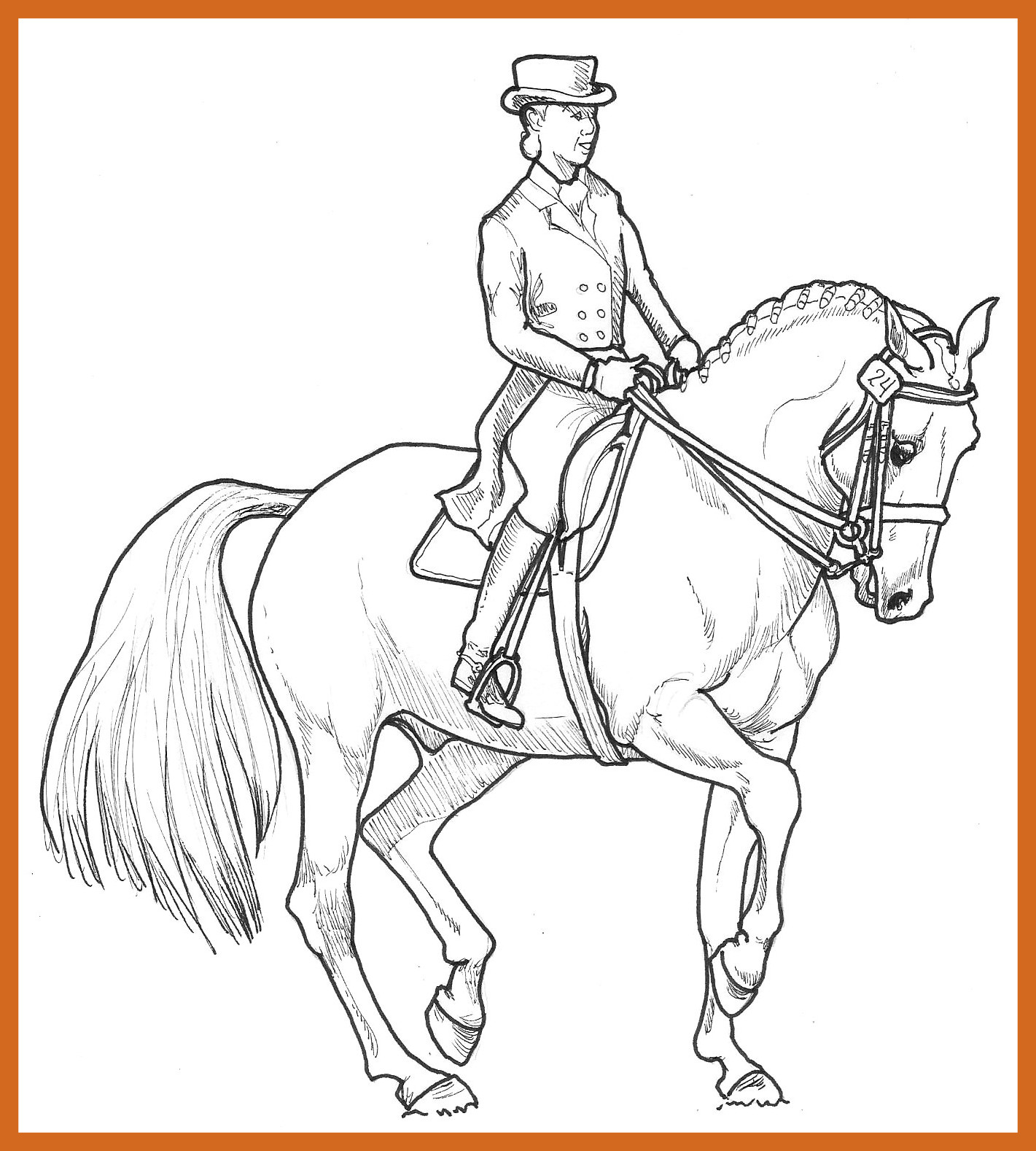 1421x1578 Unbelievable Equestriancoloringbooks Pict For Horse Show Coloring