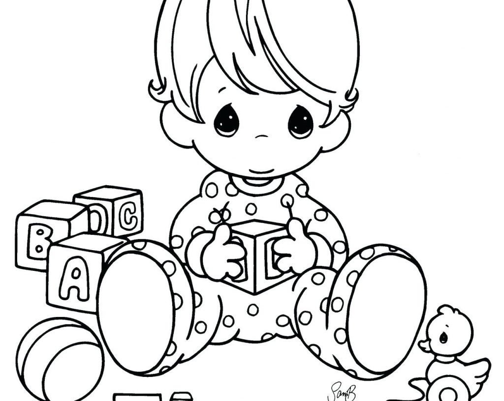 1024x816 Baby Shower Coloring Pages