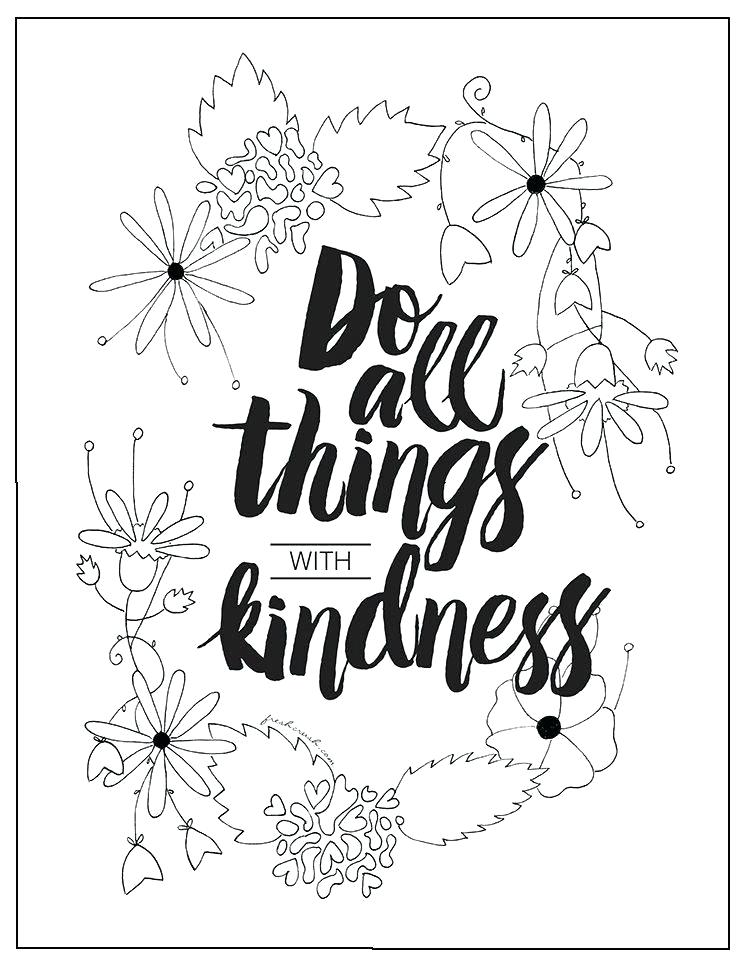 750x970 Kindness Coloring Pages With Kindness Coloring Page Showing