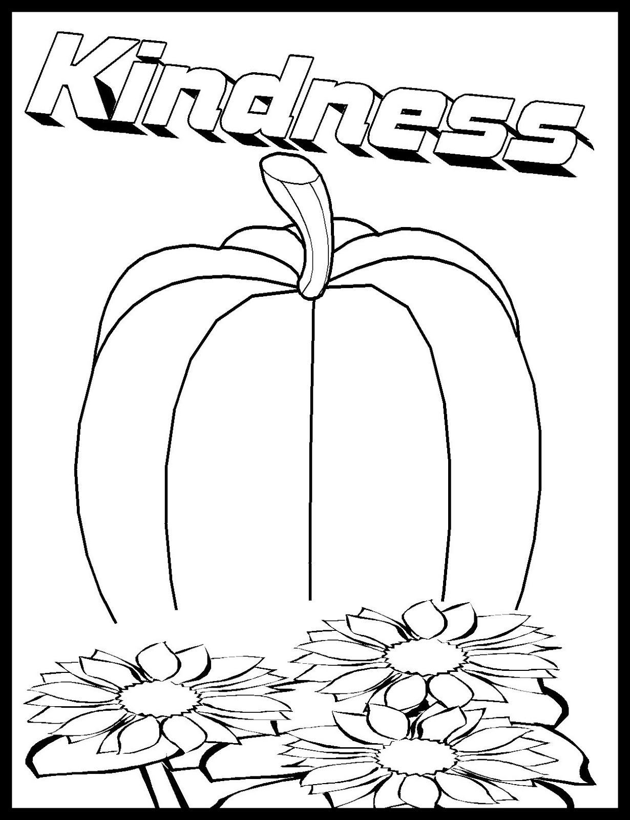 1230x1600 Showing Kindness Coloring Page And Pages