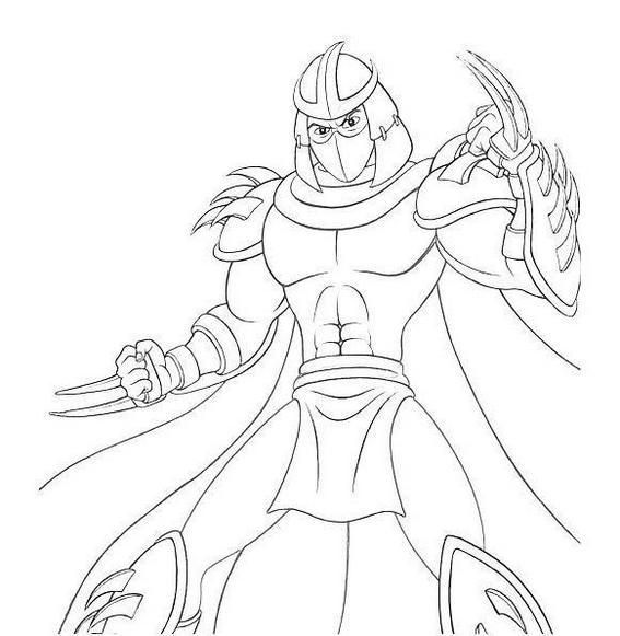 567x581 Best Shredder Tmnt Coloring Page Shredder Tmnt Coloring Pages
