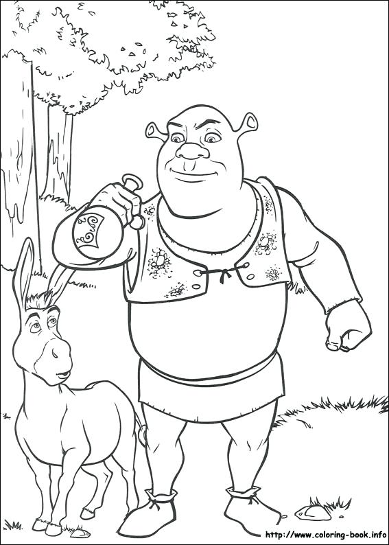 567x794 Coloring Pages On Coloring Index Coloring Pages Shrek Coloring