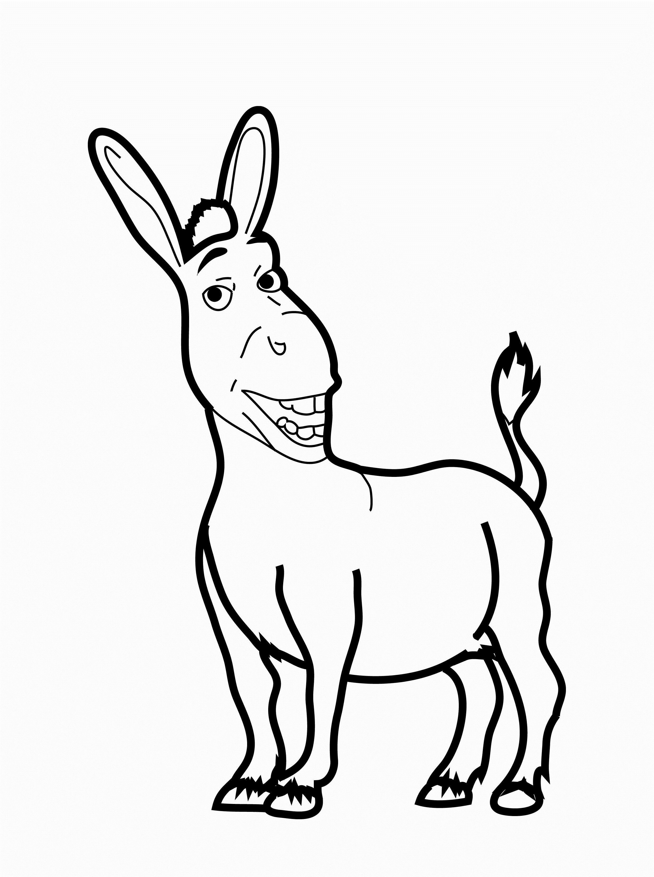 2480x3325 Shrek And Donkey Coloring Pages For Kids Luxury Drawn Page Pencil