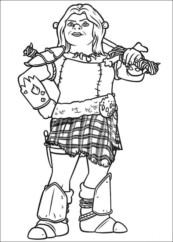 567x794 Kids N 59 Coloring Pages Of Shrek 4 Forever After