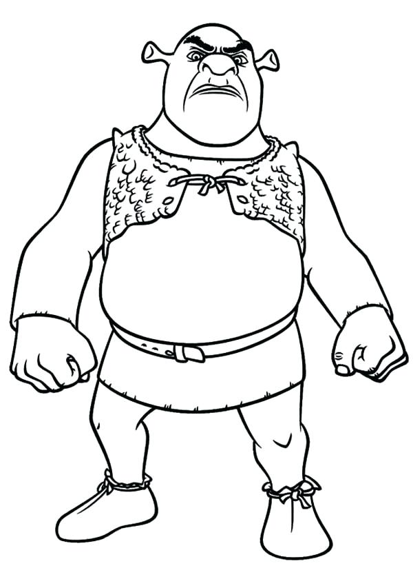 600x840 Shrek Coloring Page Coloring Games Coloring Page 4 Coloring Pages