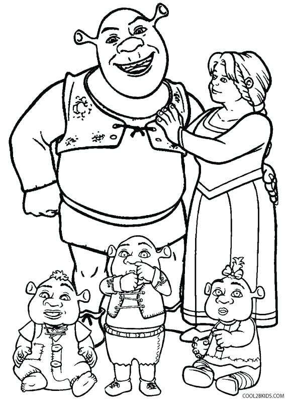 571x794 Shrek Coloring Pages Babies Coloring Pages Shrek Christmas