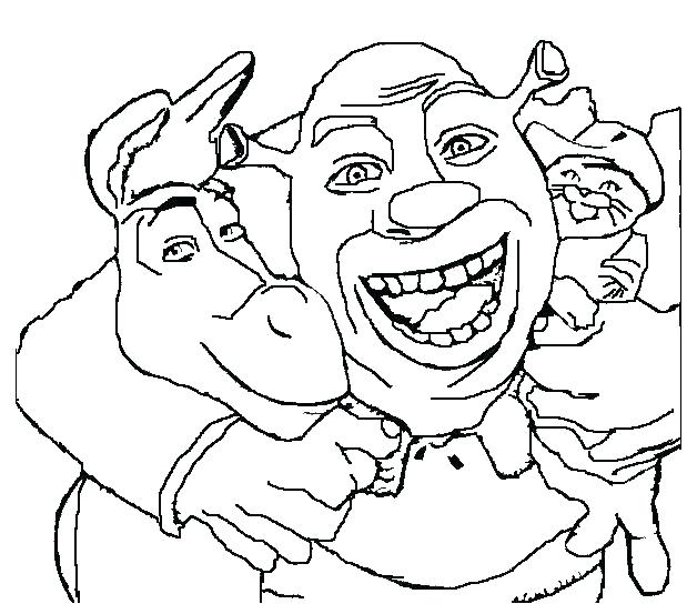 628x553 Shrek Coloring Pages Coloring Pages Coloring Pages Coloring Page 4