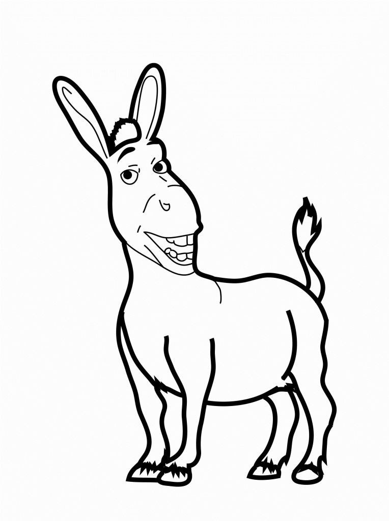 764x1024 Shrek Coloring Pages Luxury Free Printable Donkey Coloring Pages