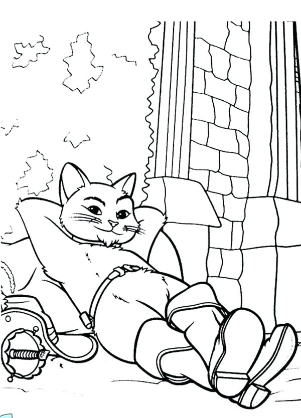 600x834 Shrek Coloring Pages Printable Coloring Pages Puss In Boots Hug