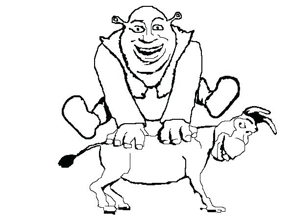 600x450 Shrek Coloring Pages Page Is Angry Babies Colouring Dragon