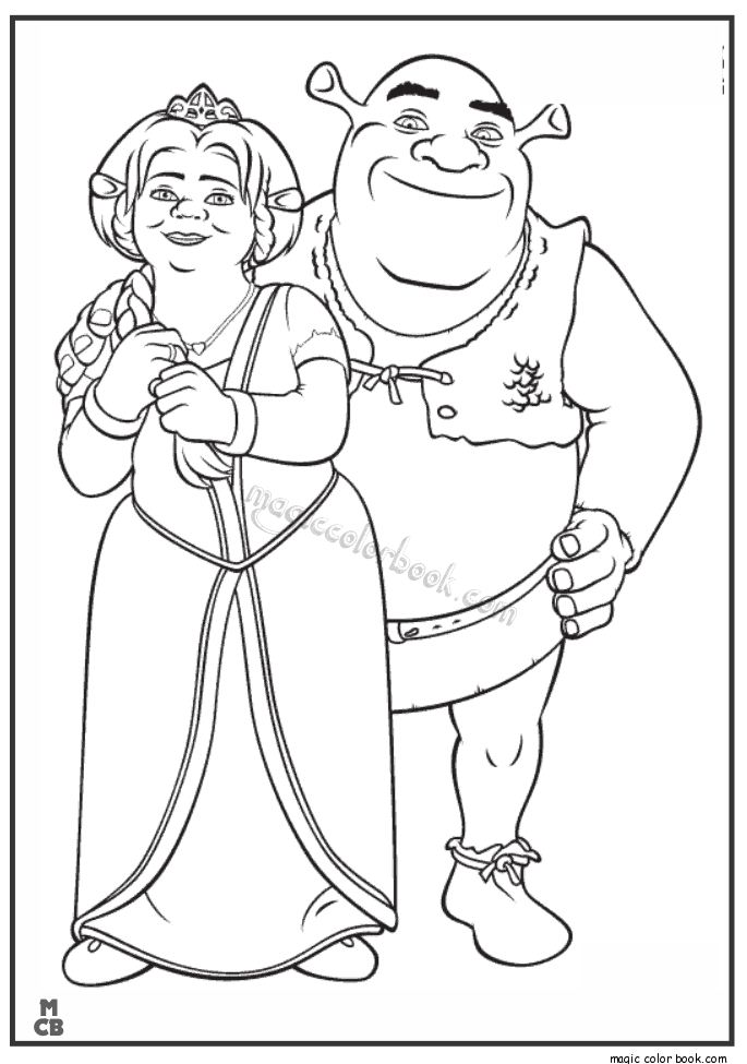 685x975 Shrek Coloring Pages 34